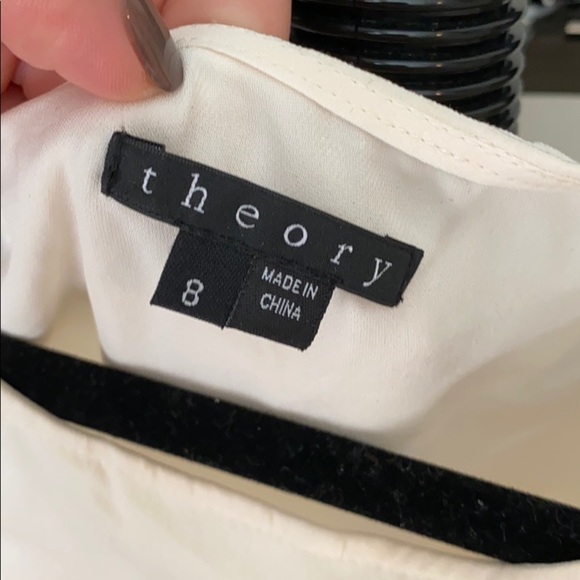 Theory off white dress 👗 size 8 - Picture 2 of 4